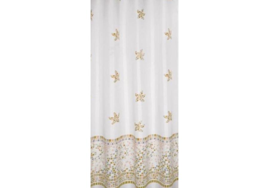 Zdjęcie: Zasłonka przysznicowa Txt Kornati beż BISK