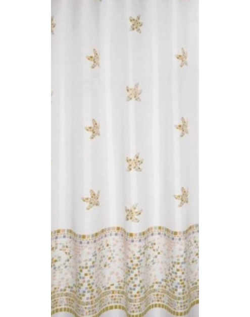 Zdjęcie: Zasłonka przysznicowa Txt Kornati beż BISK