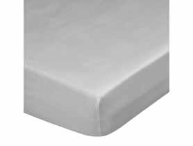 Prześcieradło z gumką Nova 3, 180x200 cm + 30 cm srebrne EUROFIRANY