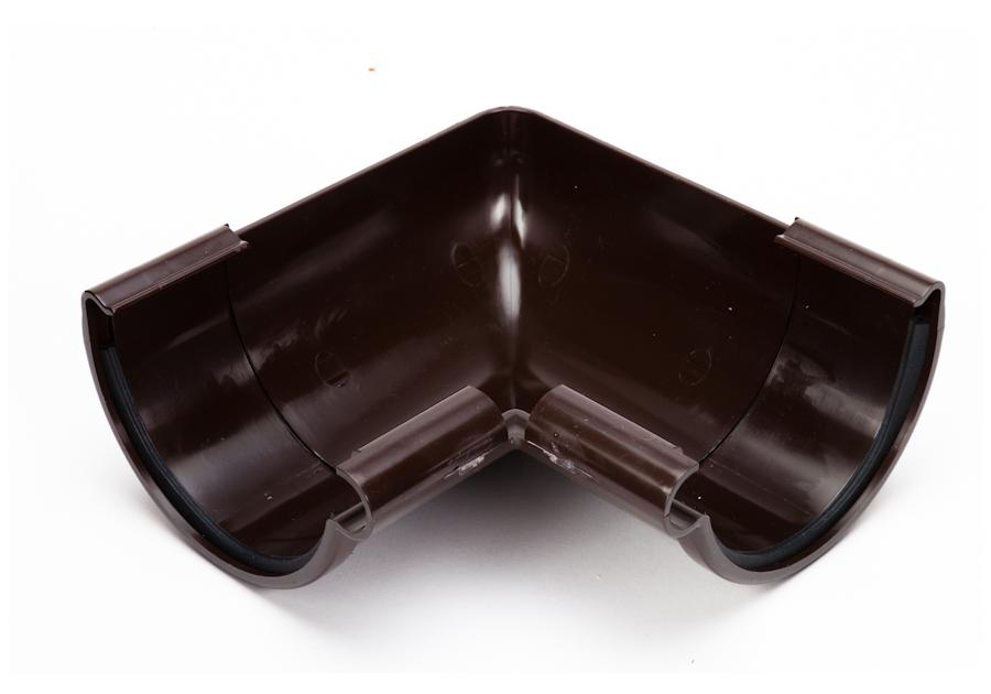 Zdjęcie: Łuk 90 stopni wewnętrzny PVC 150 mm ciemnobrązowy GALECO