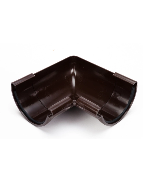 Zdjęcie: Łuk 90 stopni wewnętrzny PVC 150 mm ciemnobrązowy GALECO