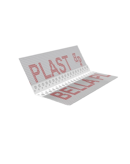 Zdjęcie: Kątownik PVC uniwersalny z siatką, na rolce BP4S L25 m BELLA PLAST