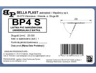 Zdjęcie: Kątownik PVC uniwersalny z siatką, na rolce BP4S L25 m BELLA PLAST