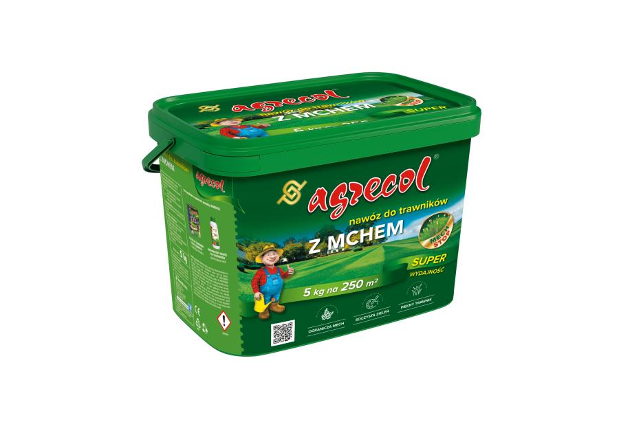 Zdjęcie: Nawóz do trawników na mech 5 kg AGRECOL