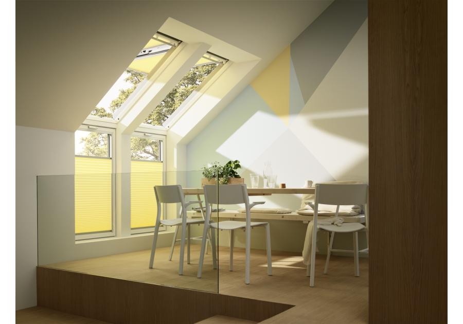 Zdjęcie: Okno kolankowe VFE 3066 drewniane otwierane uchylnie, 78x60 cm VELUX