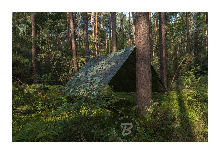 Zdjęcie: Plandeka kamuflażowa Camoforest 4 x 5 m, 90 g BRADAS