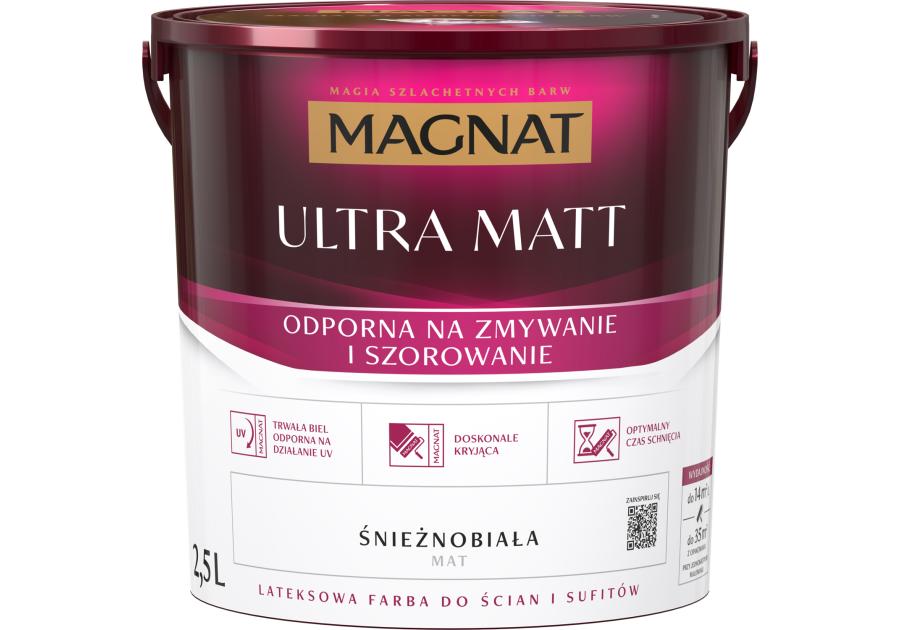 Zdjęcie: Emulsja Ultra matt biały 2,5L MAGNAT
