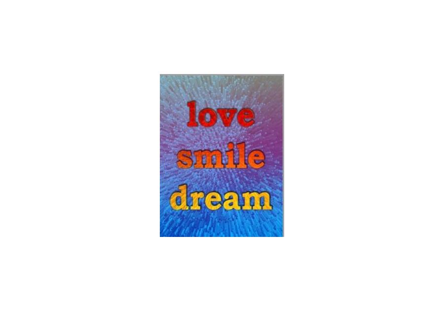 Zdjęcie: Obraz na kanwie Love Smile Dream 20x26 cm BERTONI