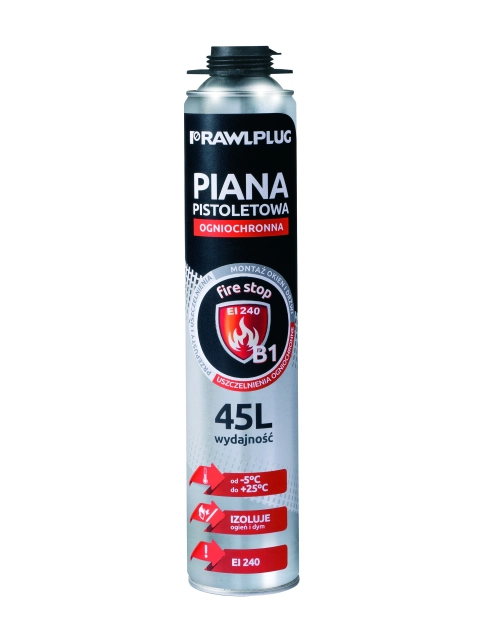 Zdjęcie: Piana pistoletowa ogniochronna 750 ml do 45 L RAWLPLUG