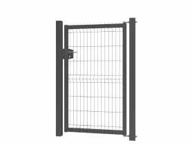 Furtka 3D 100x153 cm lewa ocynk + 6005 komplet BETAFENCE