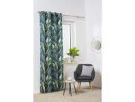 Zdjęcie: Zasłona z kółkami Fiji 140x260 cm morska UNIGLOB