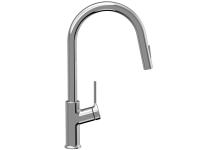 Zdjęcie: Bateria zlewozmywakowa z 2-funkcyjną, wyciąganą wylewką w kształcie litery U, Farsala chrom INVENA