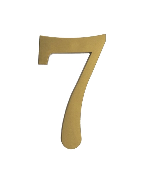 Zdjęcie: Cyfra 7 plastikowa, złota, 180 mm METRO