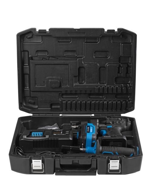 Zdjęcie: Wiertarko-wkrętarka bezszczotkowa 80 Nm zestaw HOGERT TECHNIK