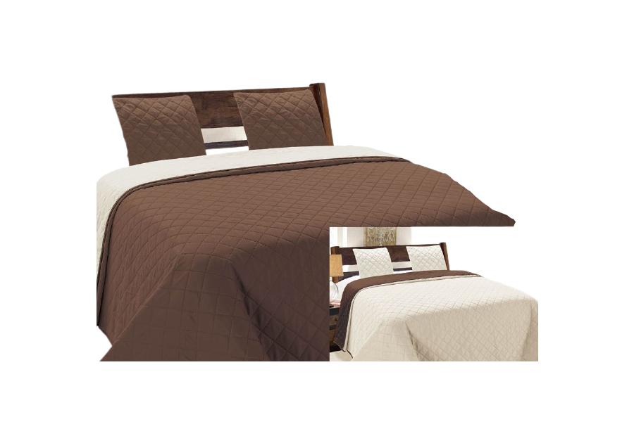 Zdjęcie: Narzuta Vigo II 180x220+2/40 cm 035 brown-ecru 4 EUROMAT