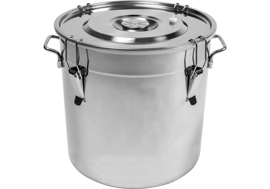 Zdjęcie: Pojemnik fermentacyjny 30 L ze stali nierdzewnej z pokrywką BROWIN