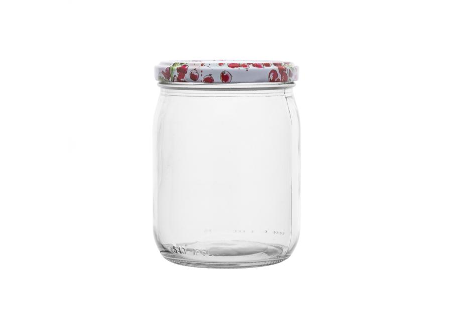 Zdjęcie: Komplet 6 słoików Spiżarnia Pani Domu 520 ml z zakrętką fi 82 6-zaczepową ALTOM DESIGN