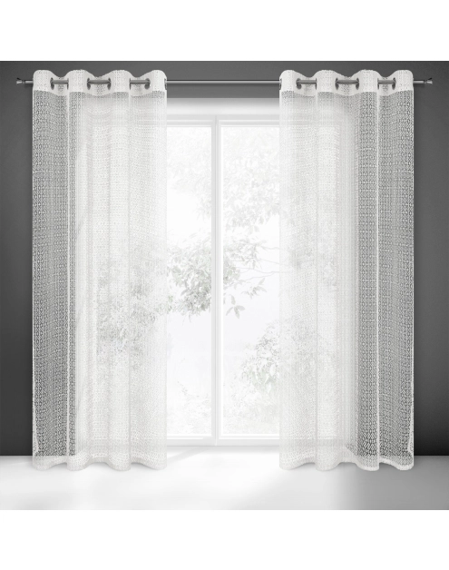 Zdjęcie: Zasłona gotowa Lara 140x250 cm biały EUROFIRANY