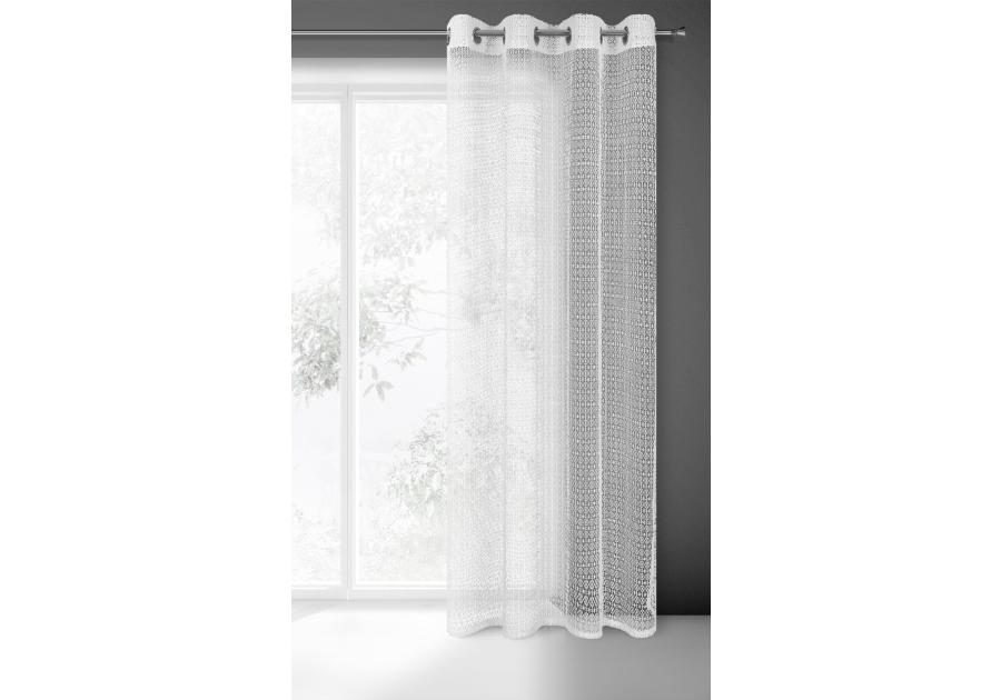 Zdjęcie: Zasłona gotowa Lara 140x250 cm biały EUROFIRANY