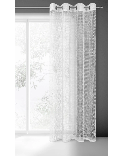 Zdjęcie: Zasłona gotowa Lara 140x250 cm biały EUROFIRANY