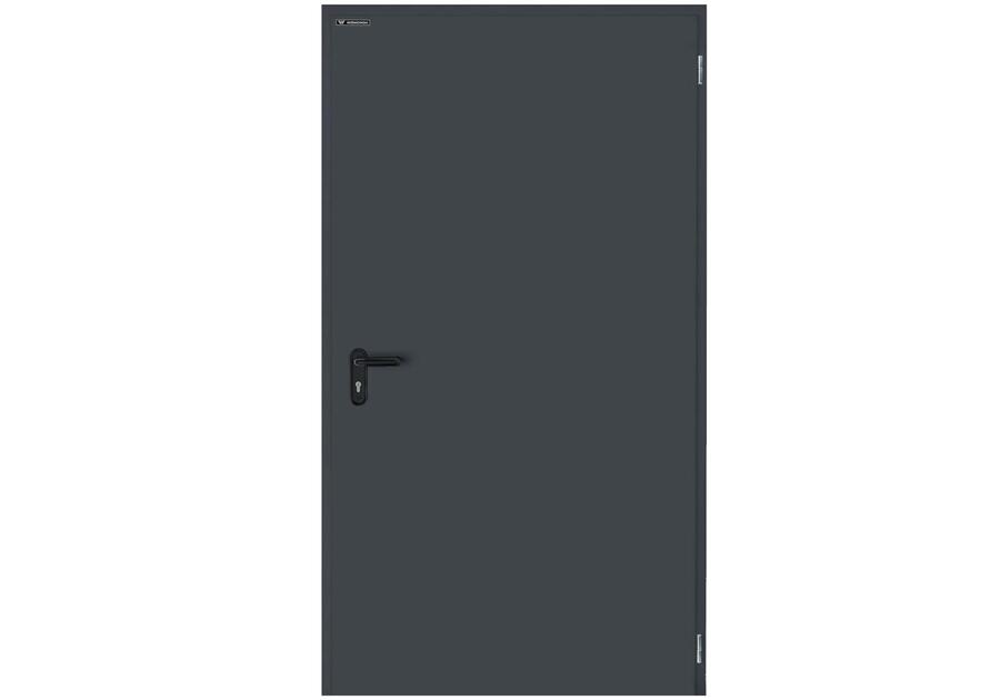 Zdjęcie: Drzwi Zewnętrzne Technical 40 kolor RAL 7016, 860x2045 grubość 40 mm prawe na zewnątrz WIŚNIOWSKI