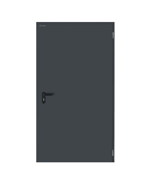 Zdjęcie: Drzwi Zewnętrzne Technical 40 kolor RAL 7016, 860x2045 grubość 40 mm prawe na zewnątrz WIŚNIOWSKI
