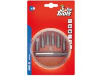 Zdjęcie: Końcówki wkrętakowe z uchwytem, zestaw 7 sztuk TOP TOOLS