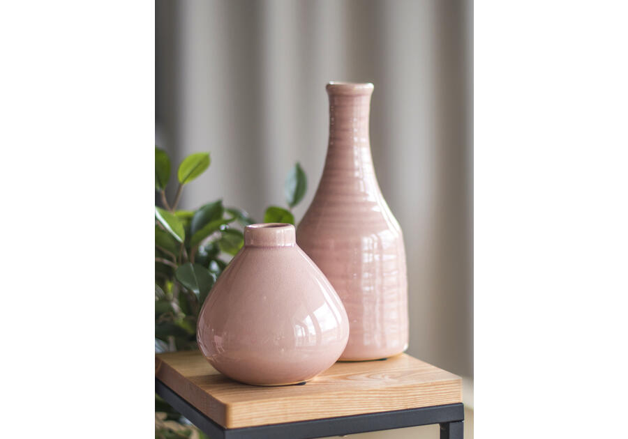 Zdjęcie: Wazon ceramiczny bańka róż 12 cm DIRECT HG