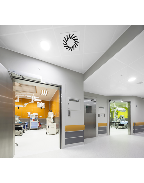 Zdjęcie: Płyta sufitowa MediCare Standard E24 600x600x15 mm akustyczny sufit podwieszany ROCKFON