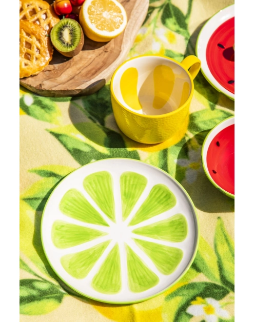 Zdjęcie: Talerz ceramiczny Tropicana limonka 20 cm ALTOM DESIGN