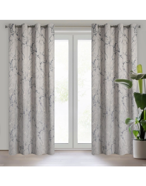 Zdjęcie: Zasłona gotowa Wera 140 x 250 cm beżowy EUROFIRANY