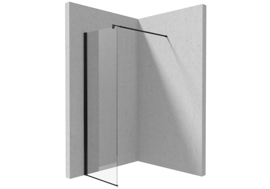 Zdjęcie: Ścianka prysznicowa walk-in systemu Kerria Plus 60 cm Kerria Plus nero DEANTE