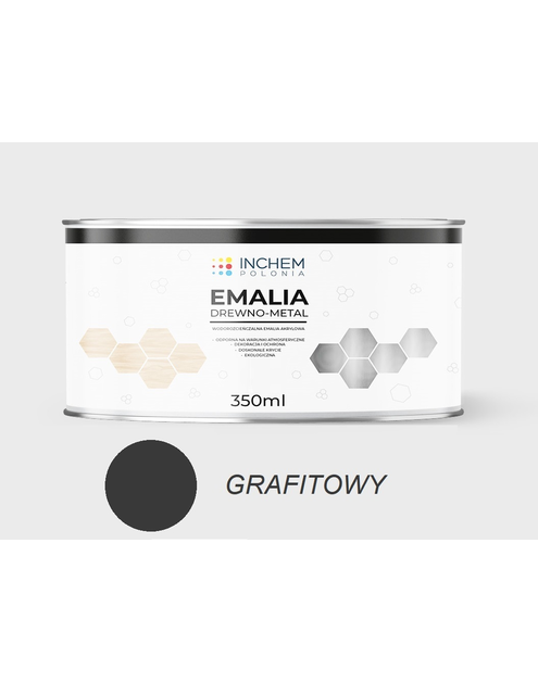 Zdjęcie: EmaliaMIX grafitowy 350 ml INCHEM POLONIA