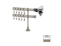 Zdjęcie: Karnisz podwójny Valentina fi 19 mm - 320 cm angelo ali złoto KARWEL