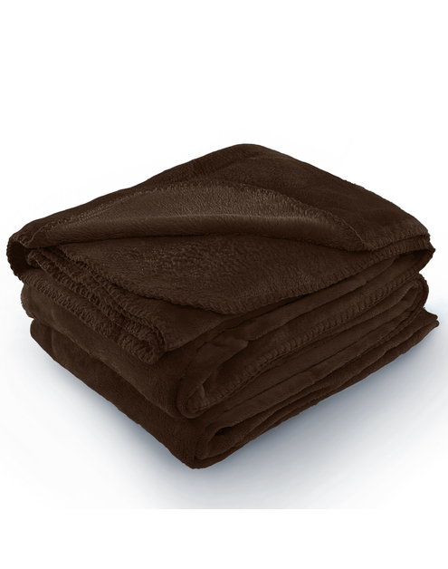 Zdjęcie: Koc Tyler brown 170x210 cm AMELIA HOME