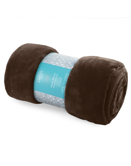 Zdjęcie: Koc Tyler brown 170x210 cm AMELIA HOME