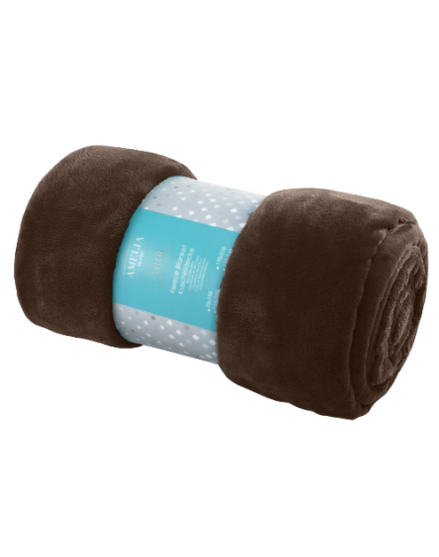 Zdjęcie: Koc Tyler brown 170x210 cm AMELIA HOME