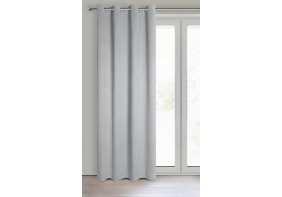 Zdjęcie: Zasłona gotowa Amaro 140x250 cm szary EUROFIRANY