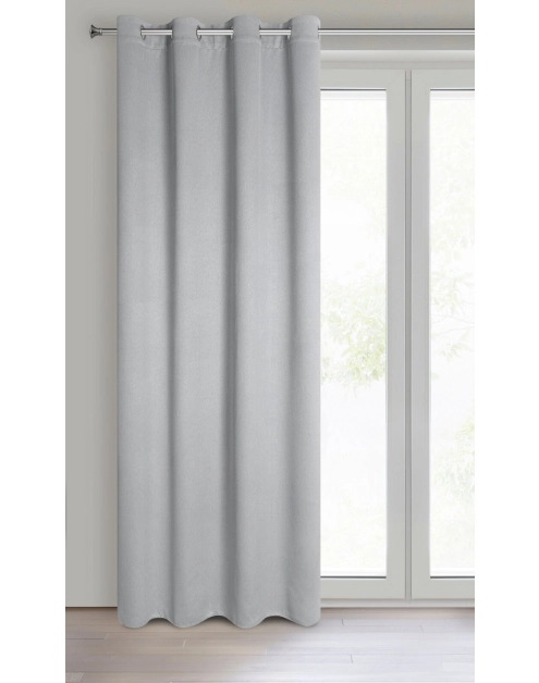 Zdjęcie: Zasłona gotowa Amaro 140x250 cm szary EUROFIRANY