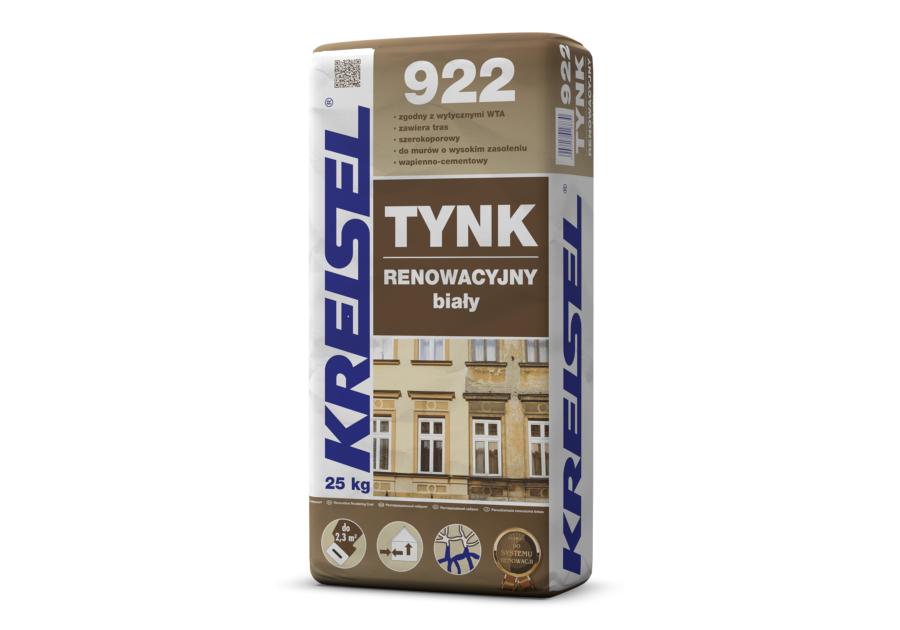 Zdjęcie: Tynk renowacyjny 922 25 kg KREISEL