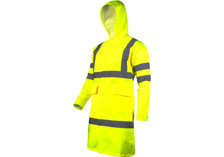 Zdjęcie: Płaszcz ostrzegawcza przeciwdeszczowa, żółty, L, CE, LAHTI PRO