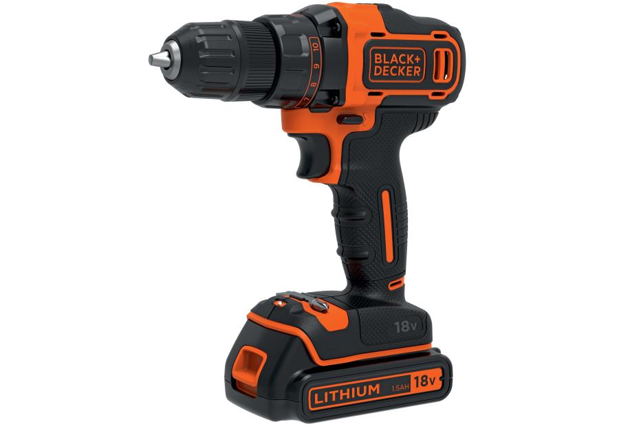 Zdjęcie: Wiertarko-wkrętarka 18 V Li-Ion Black Decker STANLEY