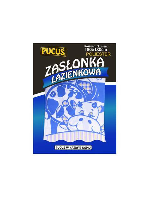 Zdjęcie: Zasłonka prysznicowa Polyester 180x180 cm PUCUŚ