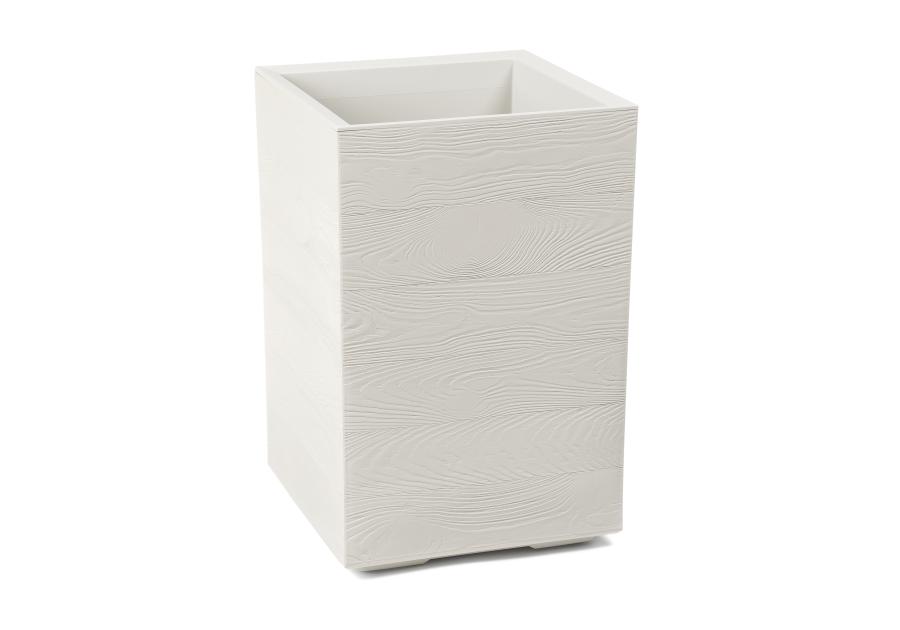 Zdjęcie: Kwietnik Karo 400x400x600 mm deska recycled, kremowy LAMELA