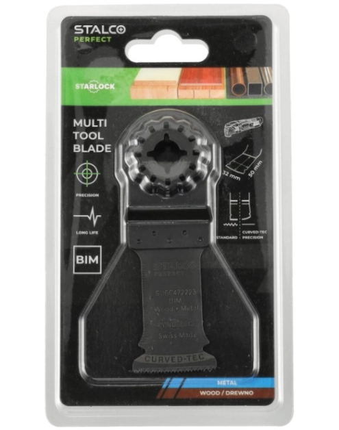 Zdjęcie: Brzeszczot BIM Metal/Drewno 32x50 mm STALCO PERFECT