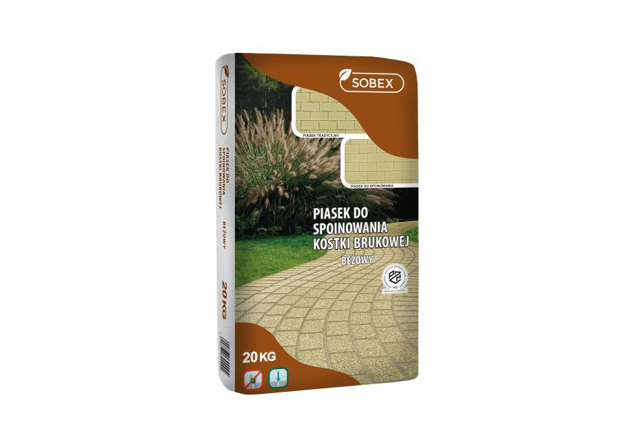 Zdjęcie: Piasek do spoinowania kostki brukowej beżowy 20 kg granit SOBEX