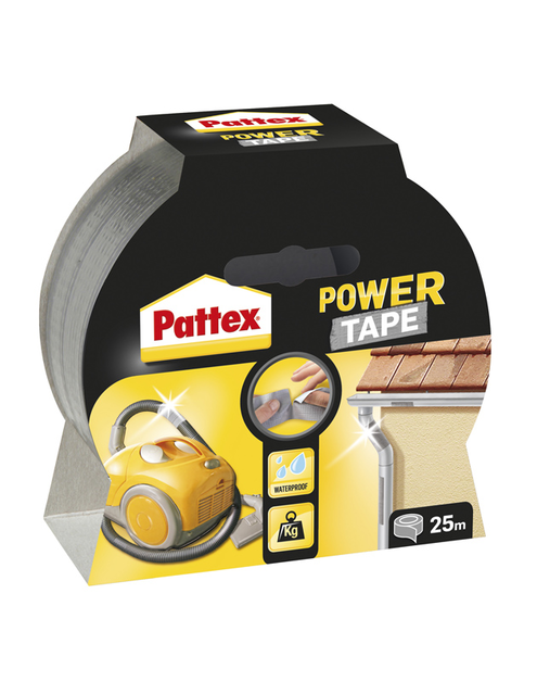 Zdjęcie: Taśma naprawcza Power Tape - srebrna 48 mm - 25 m PATTEX