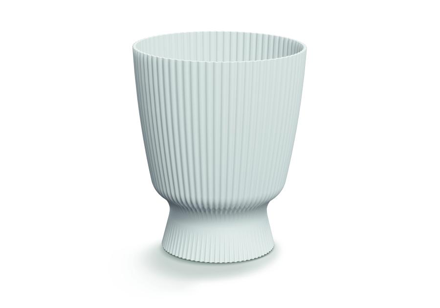 Zdjęcie: Doniczka Milly Round biały, wysokość 26,2 cm PROSPERPLAST