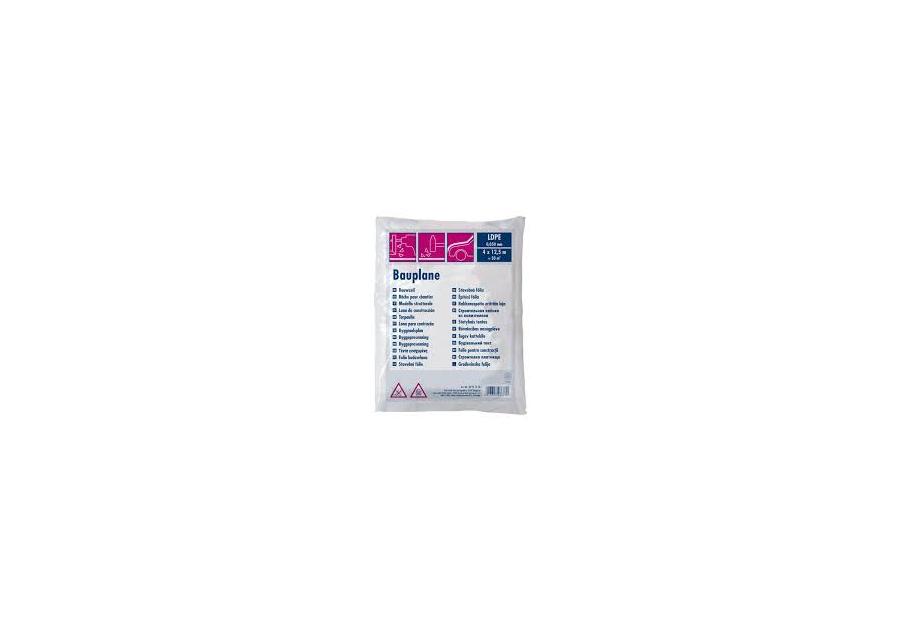 Zdjęcie: Plandeka budowlana 50 m2 LDPE 0,050 mm, 4 x 12,5 m CIRET