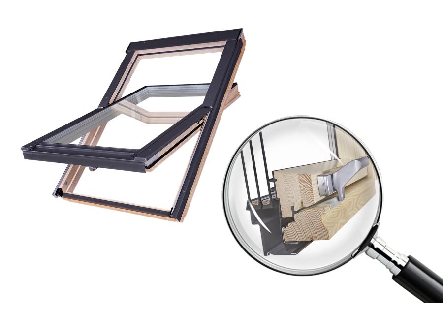 Zdjęcie: Okno dachowe OptiLight D Pro 78x140 cm KRONMAT
